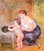 Ренуар Мать и дитя 1895г